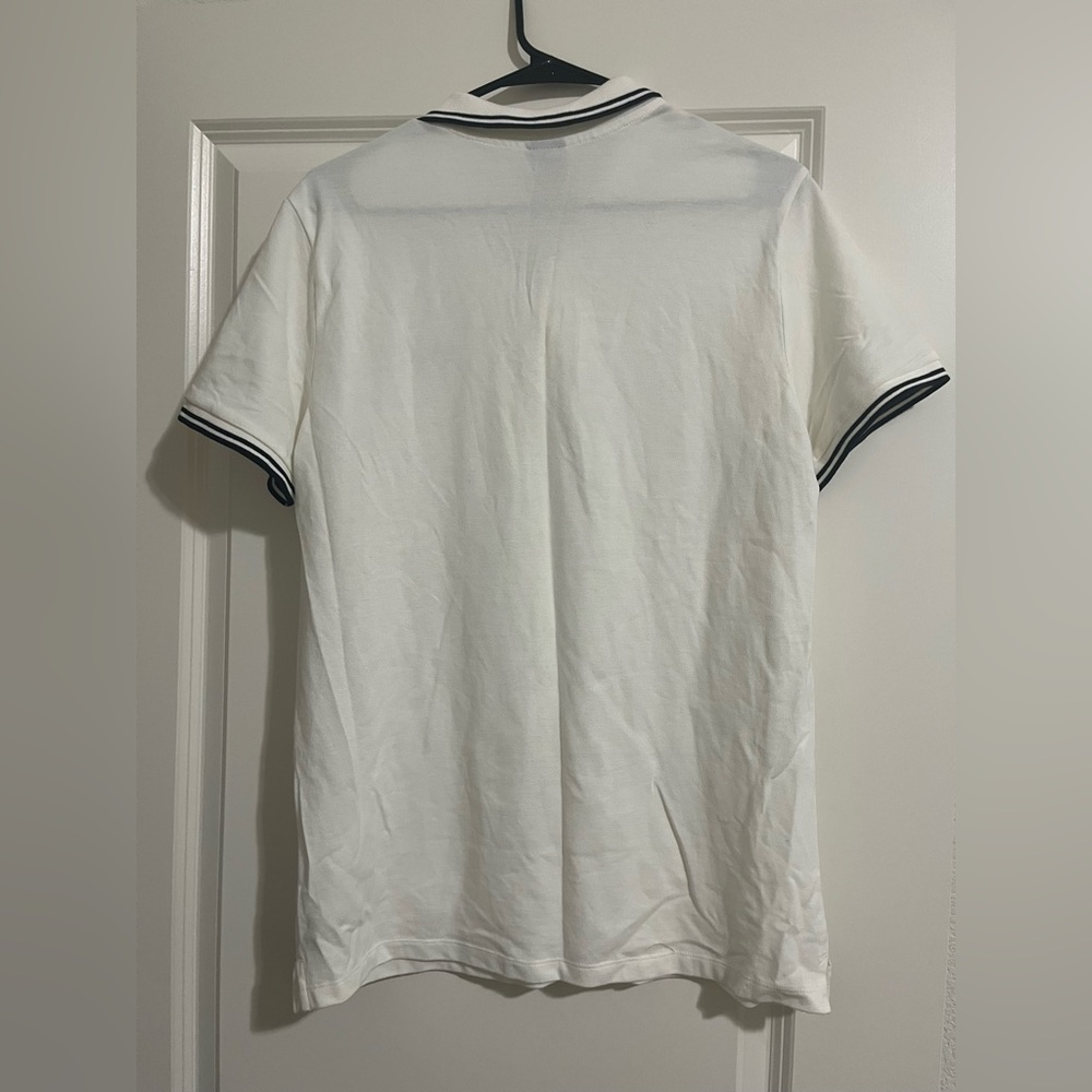 H&M White and Black Short Sleeve Tee